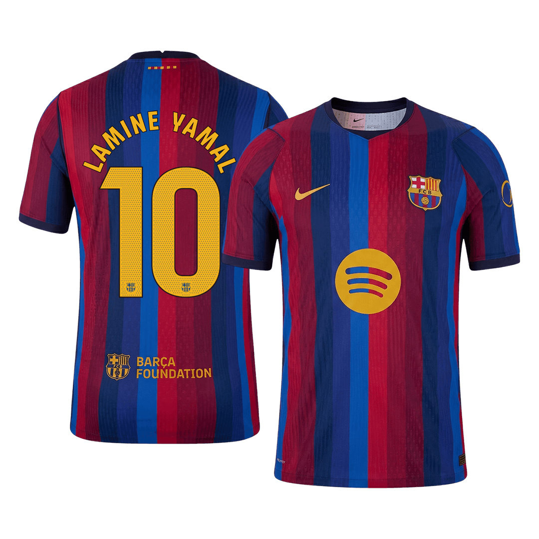 LAMINE YAMAL #10 Men's Barcelona 2026/27 Player Version Home Soccer Jersey product view 1