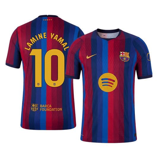 LAMINE YAMAL #10 Men's Barcelona 2026/27 Player Version Home Soccer Jersey product view 1
