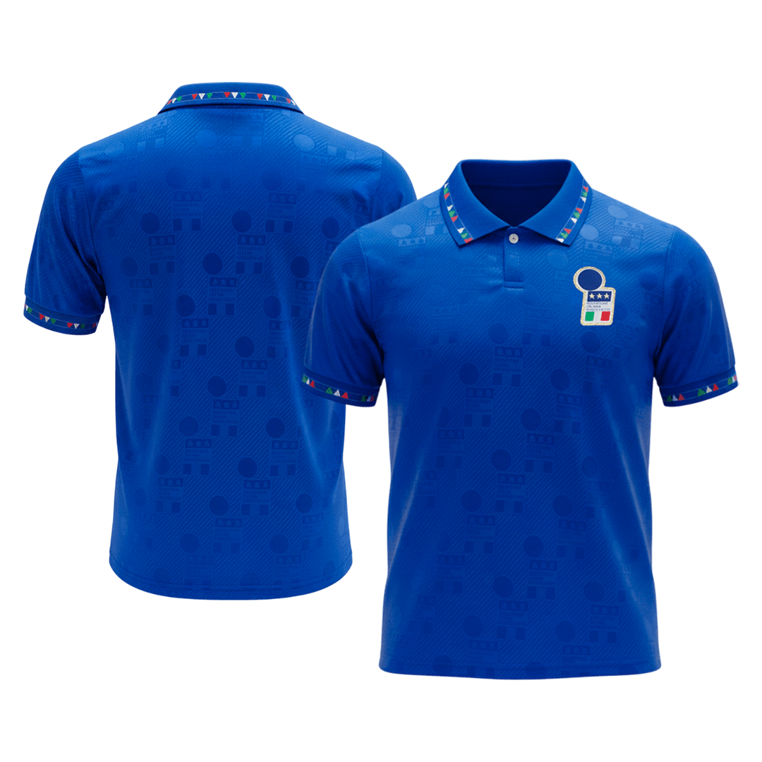 Retro Men's Italy 1994 Home Soccer Jersey product view 7