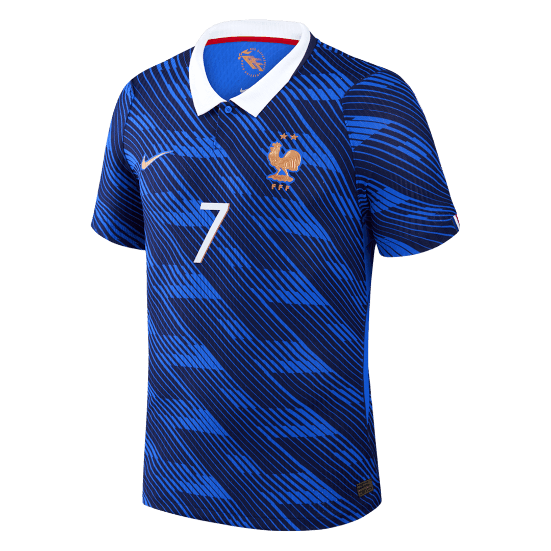 DEMBELE #7 Men's France World Cup 2026 Player Version Home Soccer Jersey - Slim Fit product view 8