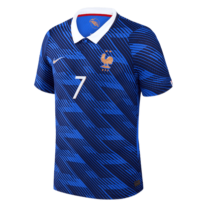 DEMBELE #7 Men's France World Cup 2026 Player Version Home Soccer Jersey - Slim Fit product view 8