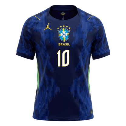 NEYMAR JR #10 Men's Brazil World Cup 2026 Away Soccer Jersey product view 2