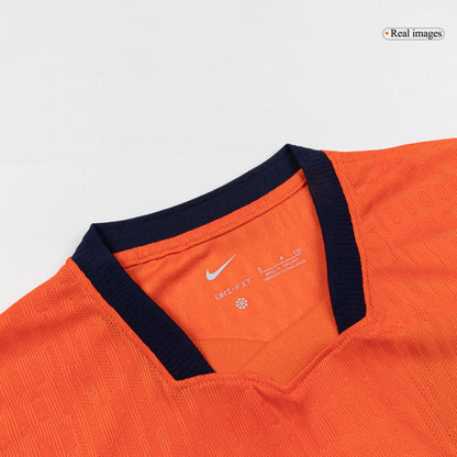 F.DE JONG #21 Men's Netherlands World Cup 2026 Player Version Home Soccer Jersey - Slim Fit product view 8