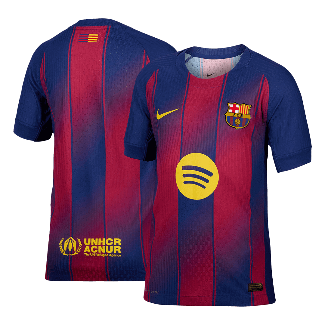 Men's Barcelona 2025/26 Player Version Home Soccer Jersey - Slim Fit product view 13