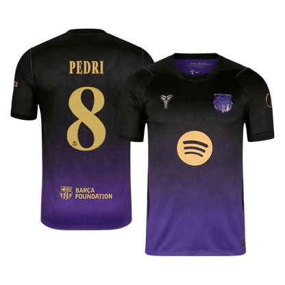 PEDRI #8 Men's Barcelona UCL 2026/27 Away Soccer Jersey product view 1