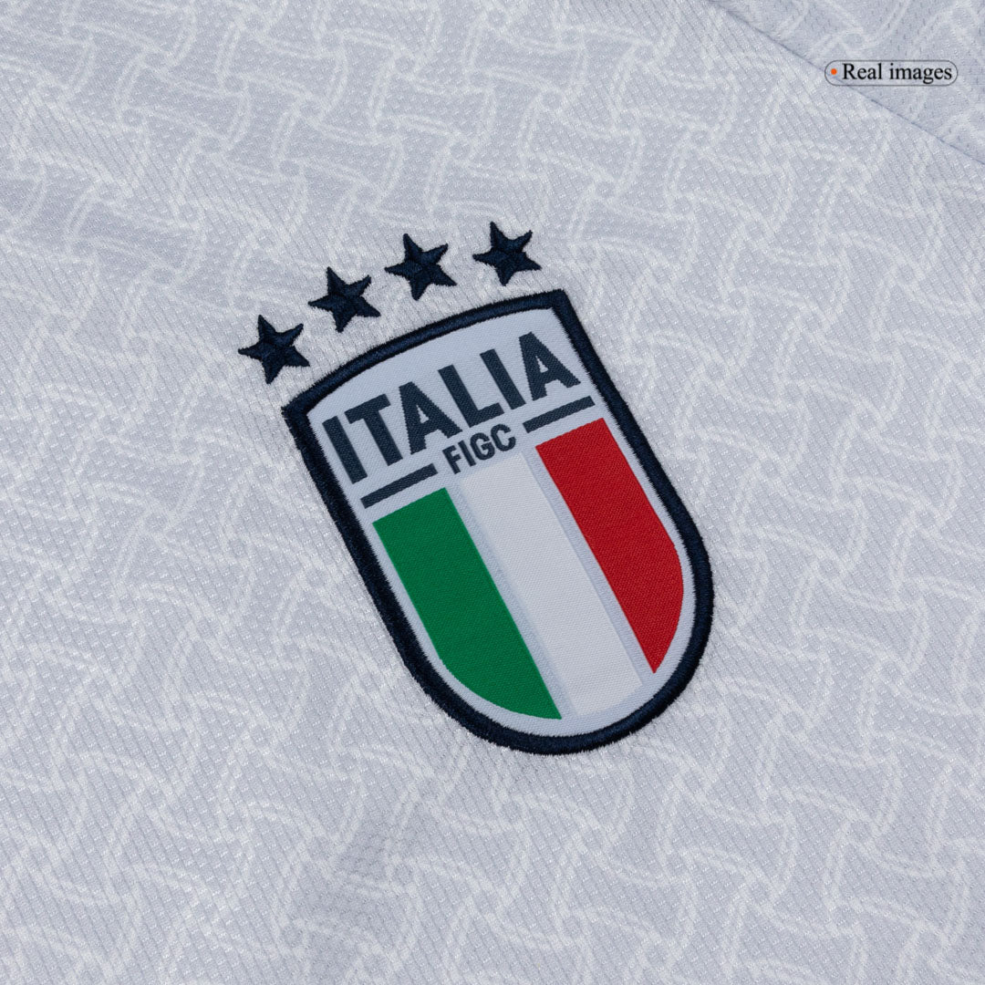 Men's Italy World Cup 2026 Away Long Sleeve Soccer Jersey product view 6