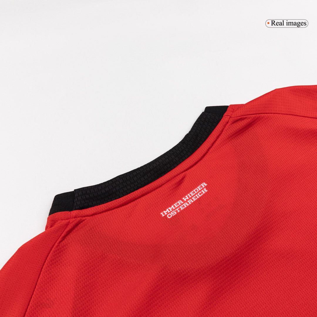 BAUMGARTNER #19 Men's Austria World Cup 2026 Home Soccer Jersey product view 2