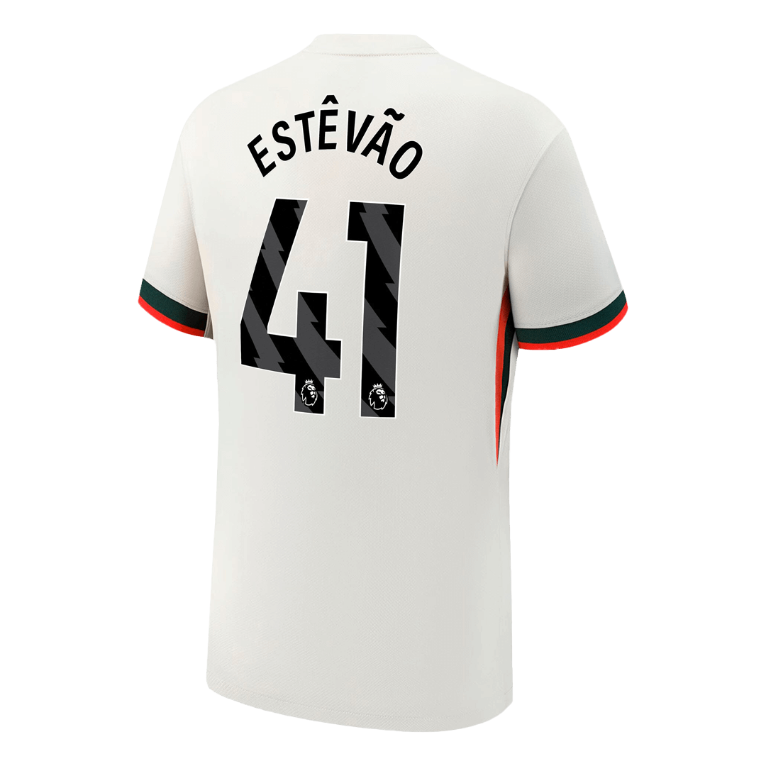 ESTÊVÃO #41 Men's Chelsea 2025/26 Away Soccer Jersey product view 9