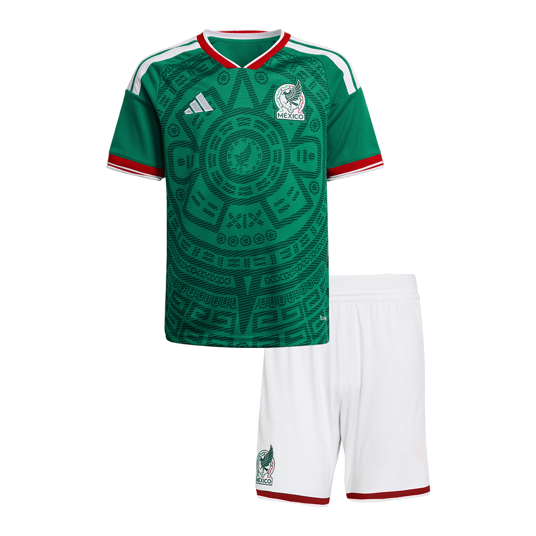 Kid's Mexico 2026 Home Soccer Jersey Kit [PREMIUM]