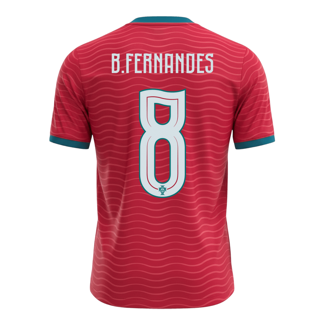 B.FERNANDES #8 Men's Portugal World Cup 2026 Home Soccer Jersey product view 8