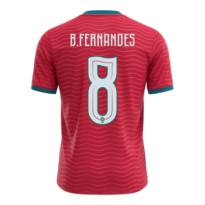 B.FERNANDES #8 Men's Portugal World Cup 2026 Home Soccer Jersey product view 8