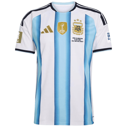 Men's Argentina World Cup 2026 Home Soccer Jersey Premium - Final Match Edition (With Patches) product view 1