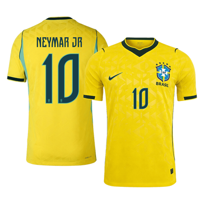 NEYMAR JR #10 Men's Brazil World Cup 2026 Player Version Home Soccer Jersey - Slim Fit product view 1