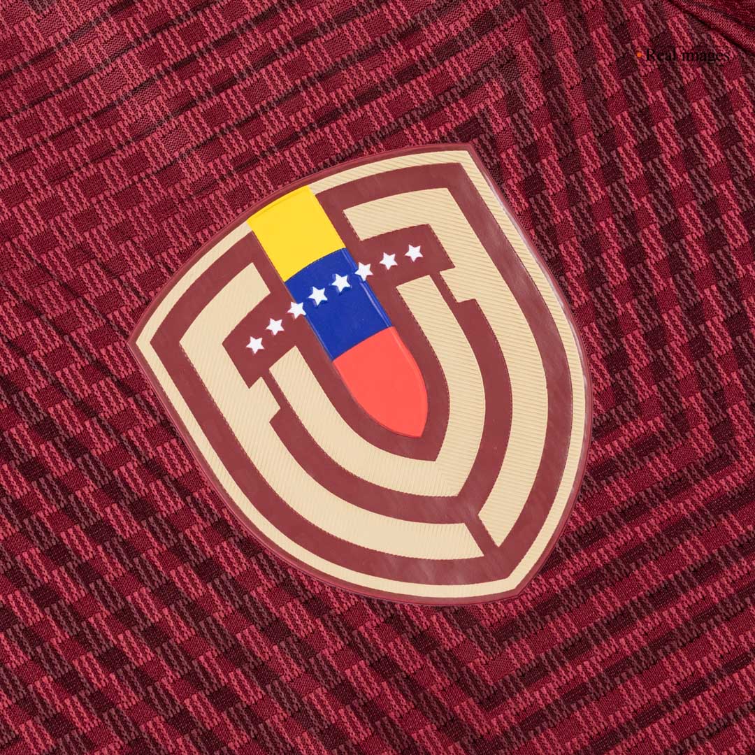 Men's Venezuela World Cup 2026 Player Version Home Soccer Jersey - Slim Fit product view 7