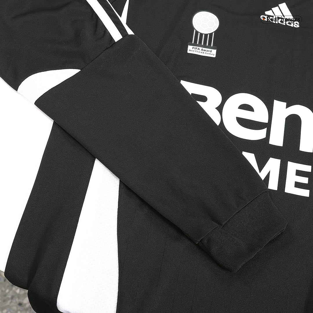Retro SERGIO RAMOS #4 Men's Real Madrid 2006/07 Away Long Sleeve Soccer Jersey product view 4
