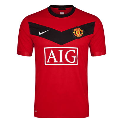 Retro Men's Manchester United 2009/10 Home Soccer Jersey product view 1