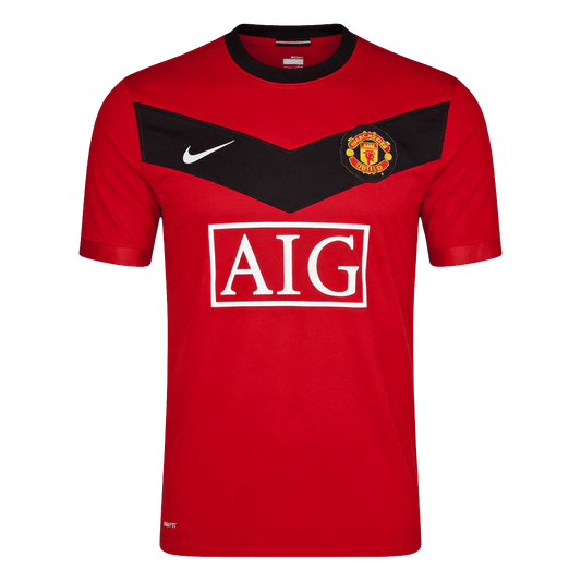 Retro Men's Manchester United 2009/10 Home Soccer Jersey product view 1
