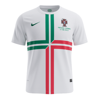 Retro Men's Portugal 2012 Away Soccer Jersey product view 1