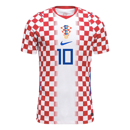 MODRIĆ #10 Men's Croatia World Cup 2026 Player Version Home Soccer Jersey - Slim Fit product view 7