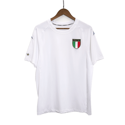 Retro Men's Italy World Cup 2002 Away Soccer Jersey product view 1