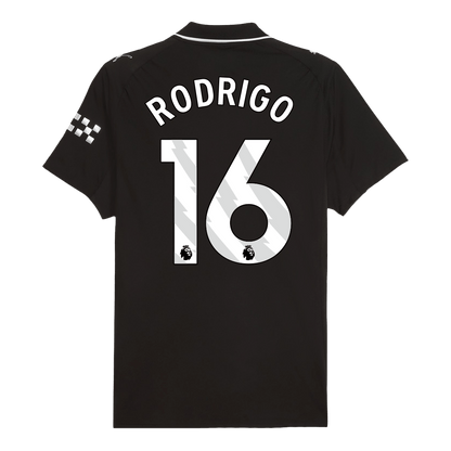 RODRIGO #16 Men's Manchester City 2025/26 Player Version Away Soccer Jersey - Slim Fit product view 4