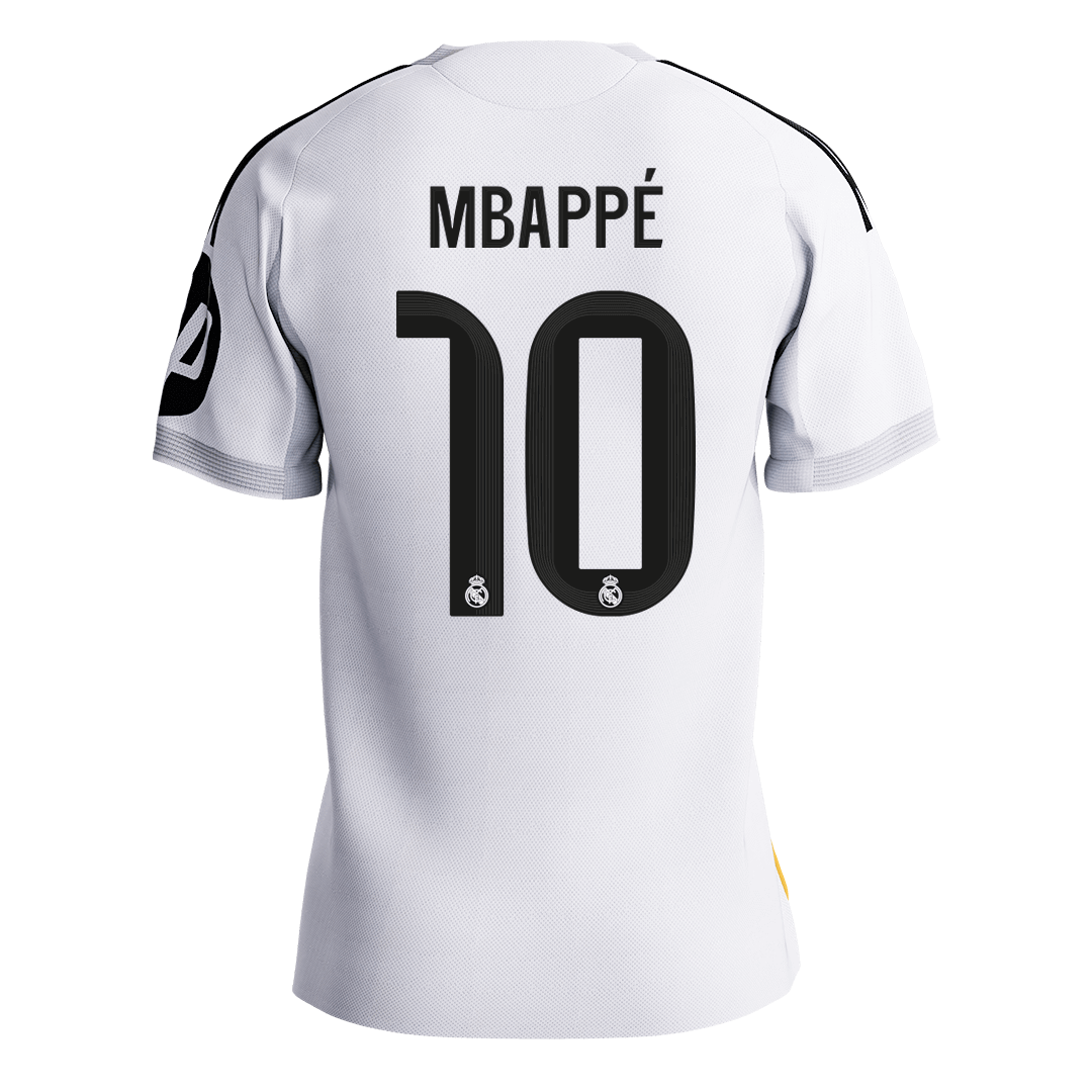 MBAPPÉ #10 Men's Real Madrid 2025/26 Player Version Home Soccer Jersey - Slim Fit Premium product view 9