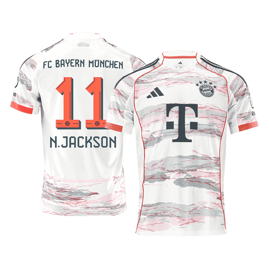 N.JACKSON #11 Men's Bayern Munich 2025/26 Away Soccer Jersey product view 1