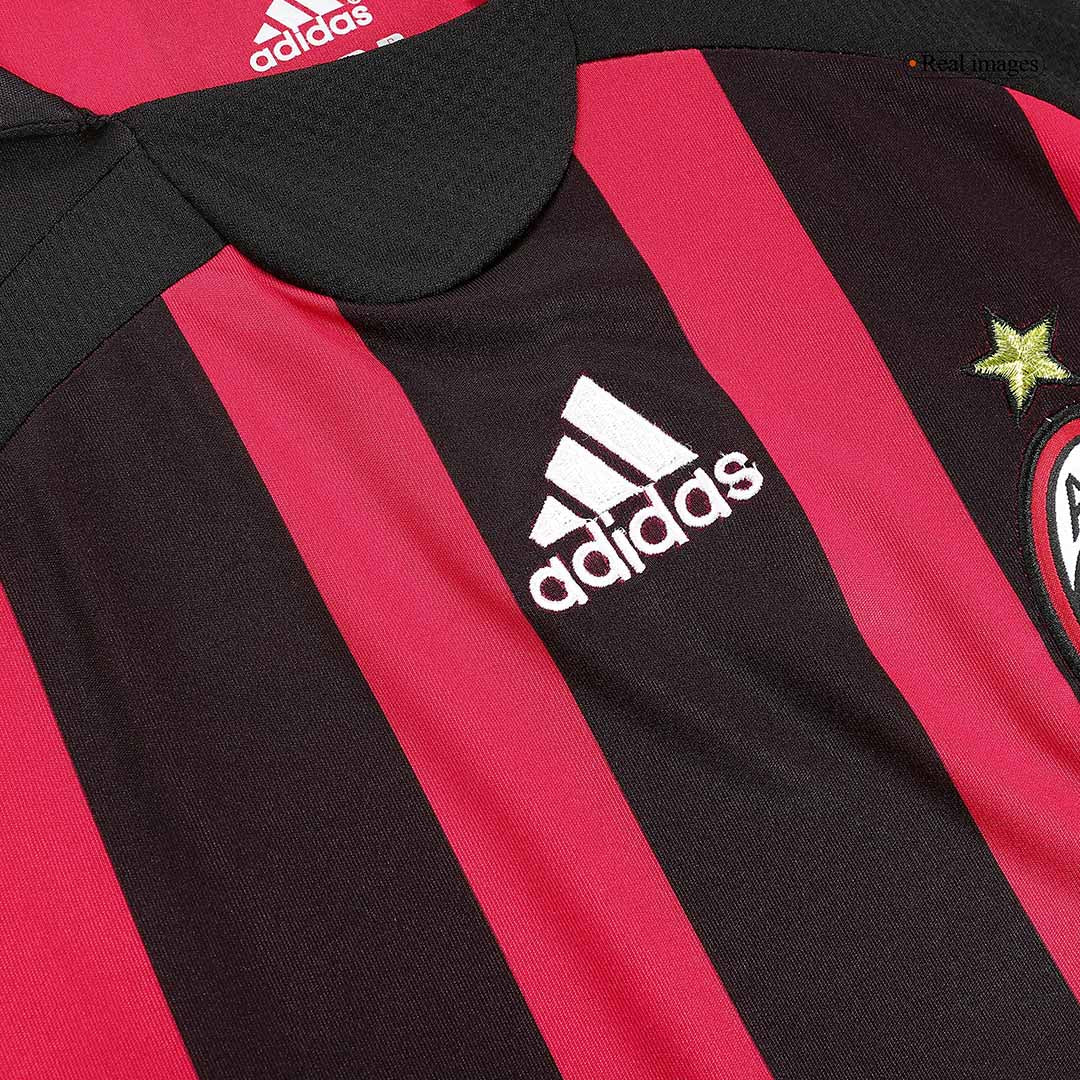 Retro MALDINI #3 Men's AC Milan 2006/07 Home Soccer Jersey product view 3