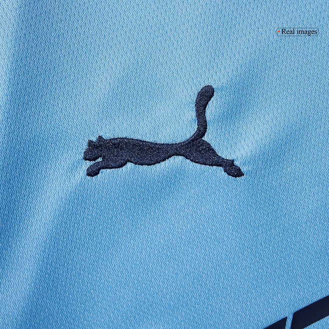 Men's Manchester City 2025/26 Home Long Sleeve Soccer Jersey product view 7