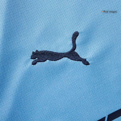 Men's Manchester City 2025/26 Home Long Sleeve Soccer Jersey product view 7