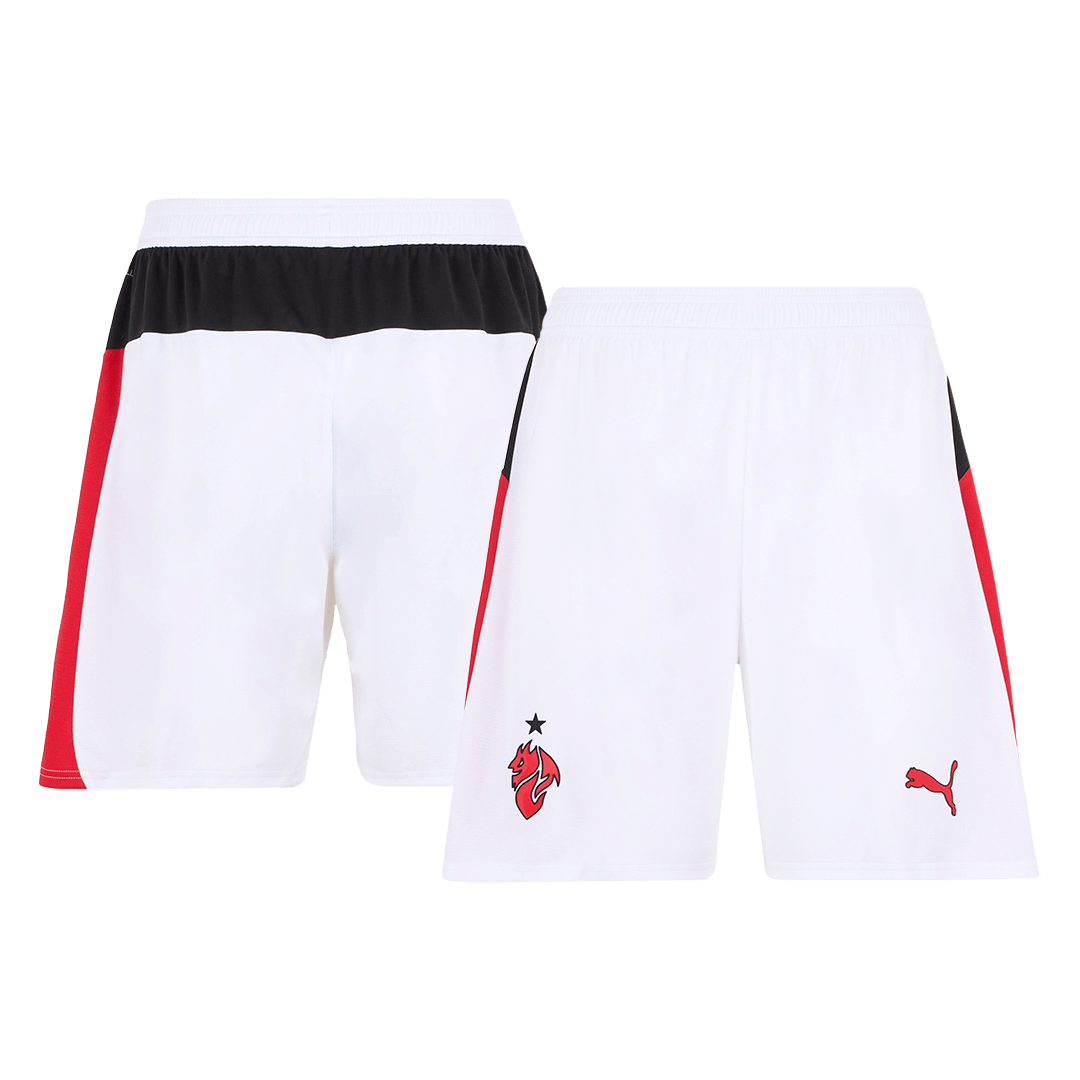 Men's AC Milan 2025/26 Away Soccer Jersey Kit