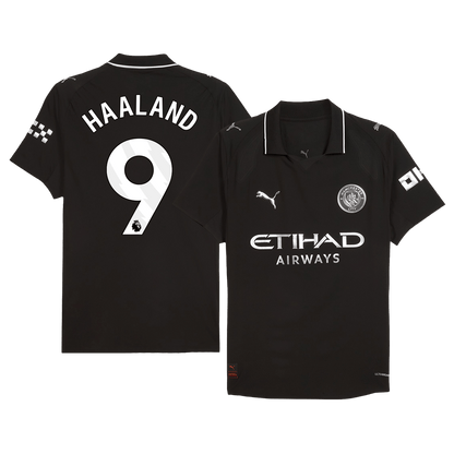 HAALAND #9 Men's Manchester City 2025/26 Player Version Away Soccer Jersey - Slim Fit product view 1