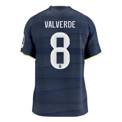 VALVERDE #8 Men's Real Madrid 2025/26 Player Version Away Soccer Jersey - Slim Fit Premium product view 9