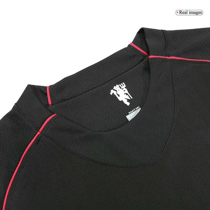 Retro SCHOLES #18 Men's Manchester United 2007/08 Away Long Sleeve Soccer Jersey product view 9