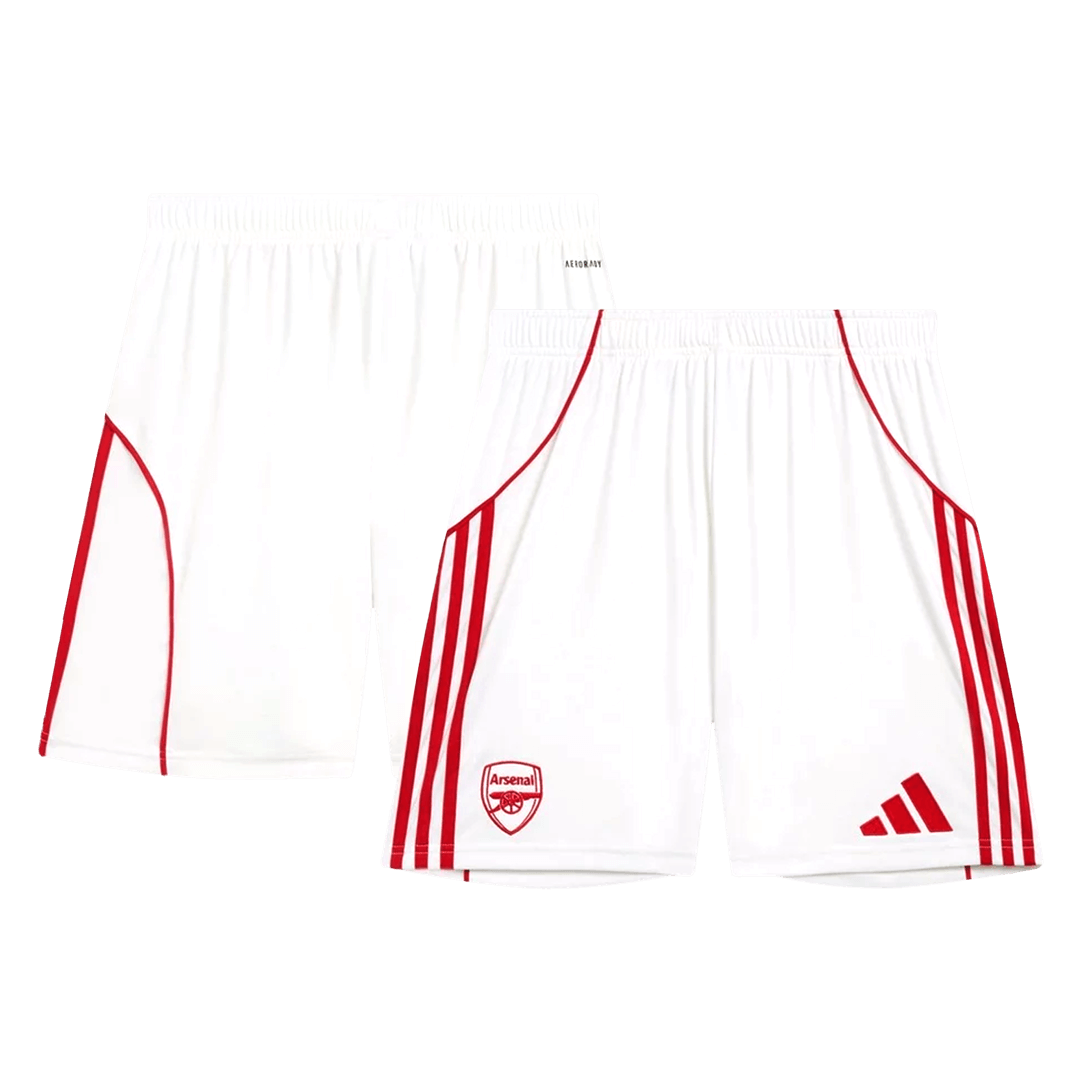 Men's Arsenal 2025/26 Home Soccer Jersey Full Kit [PREMIUM]