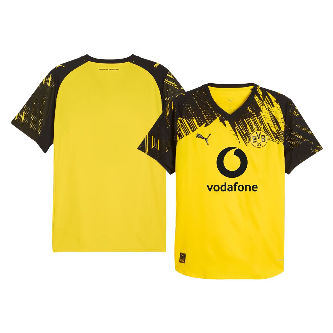 Men's Borussia Dortmund 2025/26 Player Version Home Soccer Jersey - Slim Fit product view 10