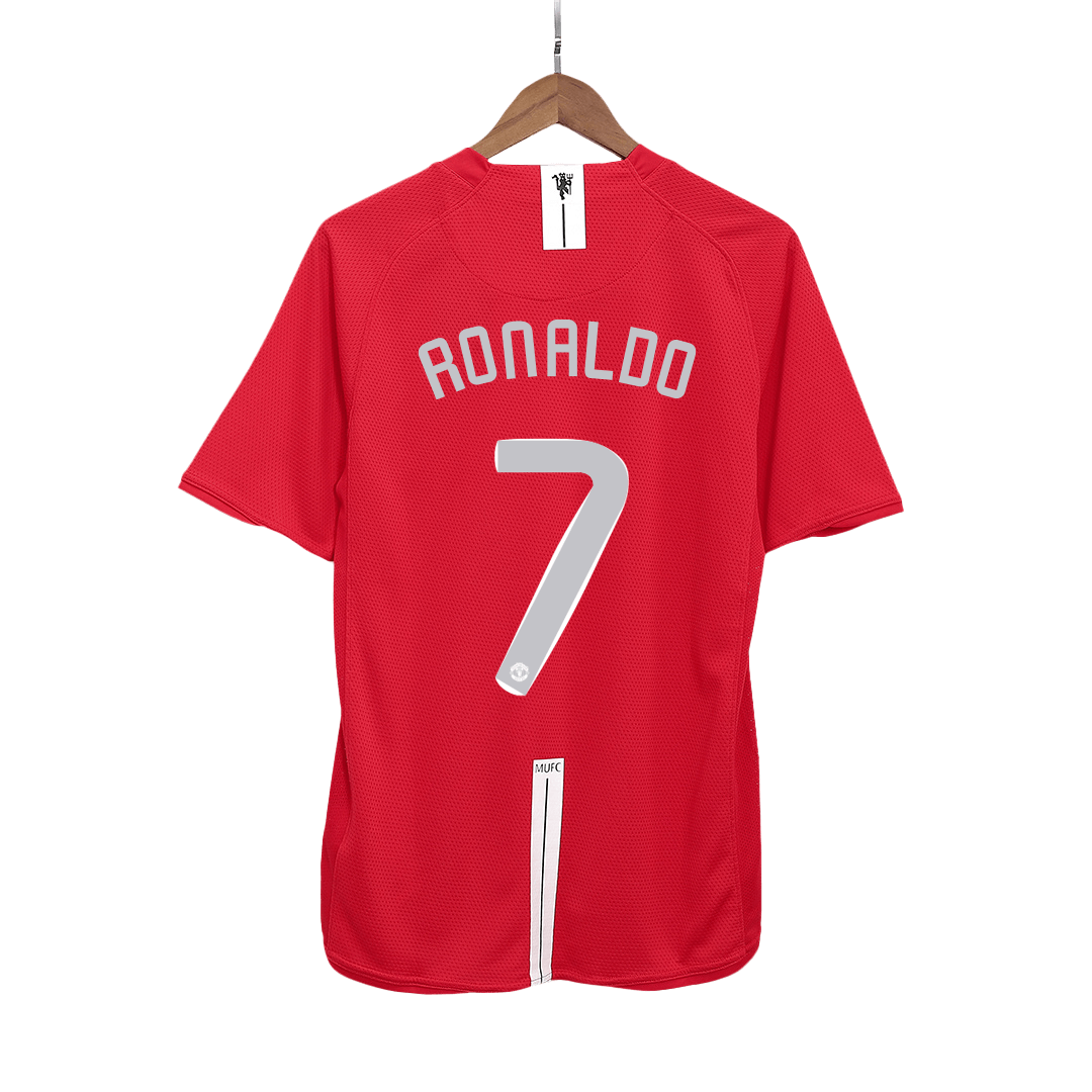 Retro RONALDO #7 Men's Manchester United UCL Final 2007/08 Home Soccer Jersey product view 1