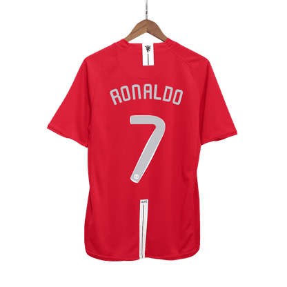 Retro RONALDO #7 Men's Manchester United UCL Final 2007/08 Home Soccer Jersey product view 1