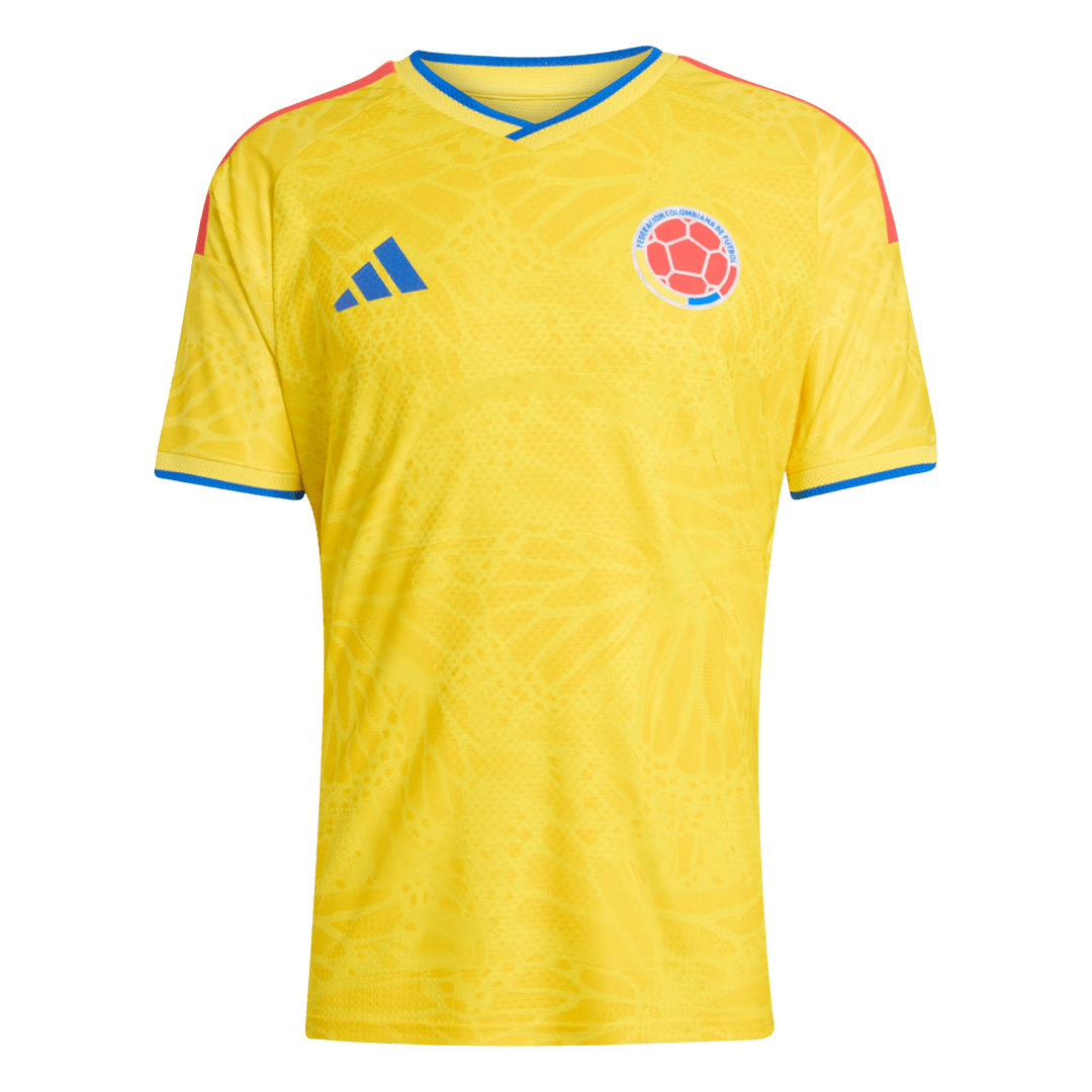 Men's Colombia World Cup 2026 Player Version Home Soccer Jersey - Slim Fit product view 1