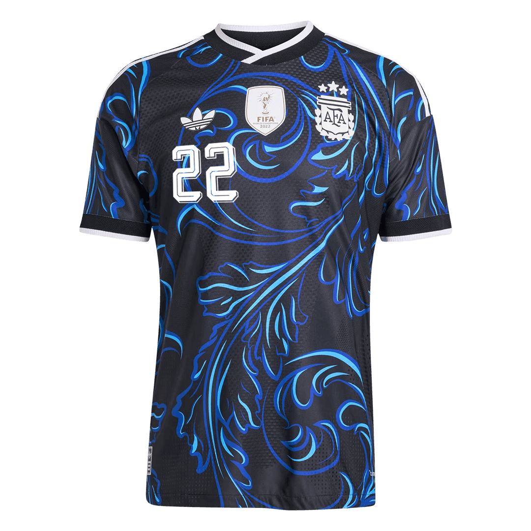 L. MARTÍNEZ #22 Men's Argentina World Cup 2026 Player Version Away Soccer Jersey - Slim Fit product view 8