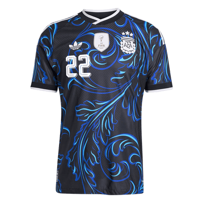 L. MARTÍNEZ #22 Men's Argentina World Cup 2026 Player Version Away Soccer Jersey - Slim Fit product view 8
