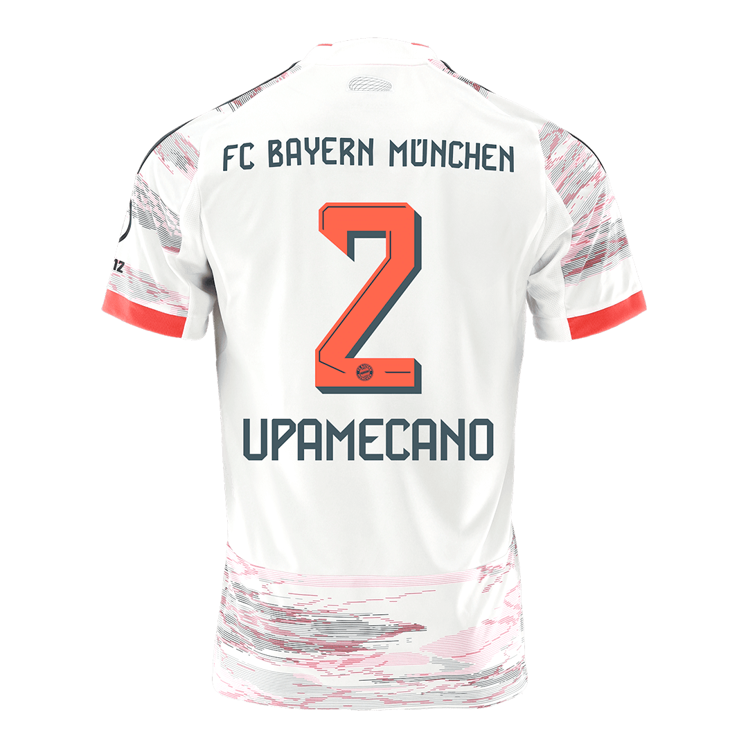 UPAMECANO #2 Men's Bayern Munich 2025/26 Away Soccer Jersey product view 13