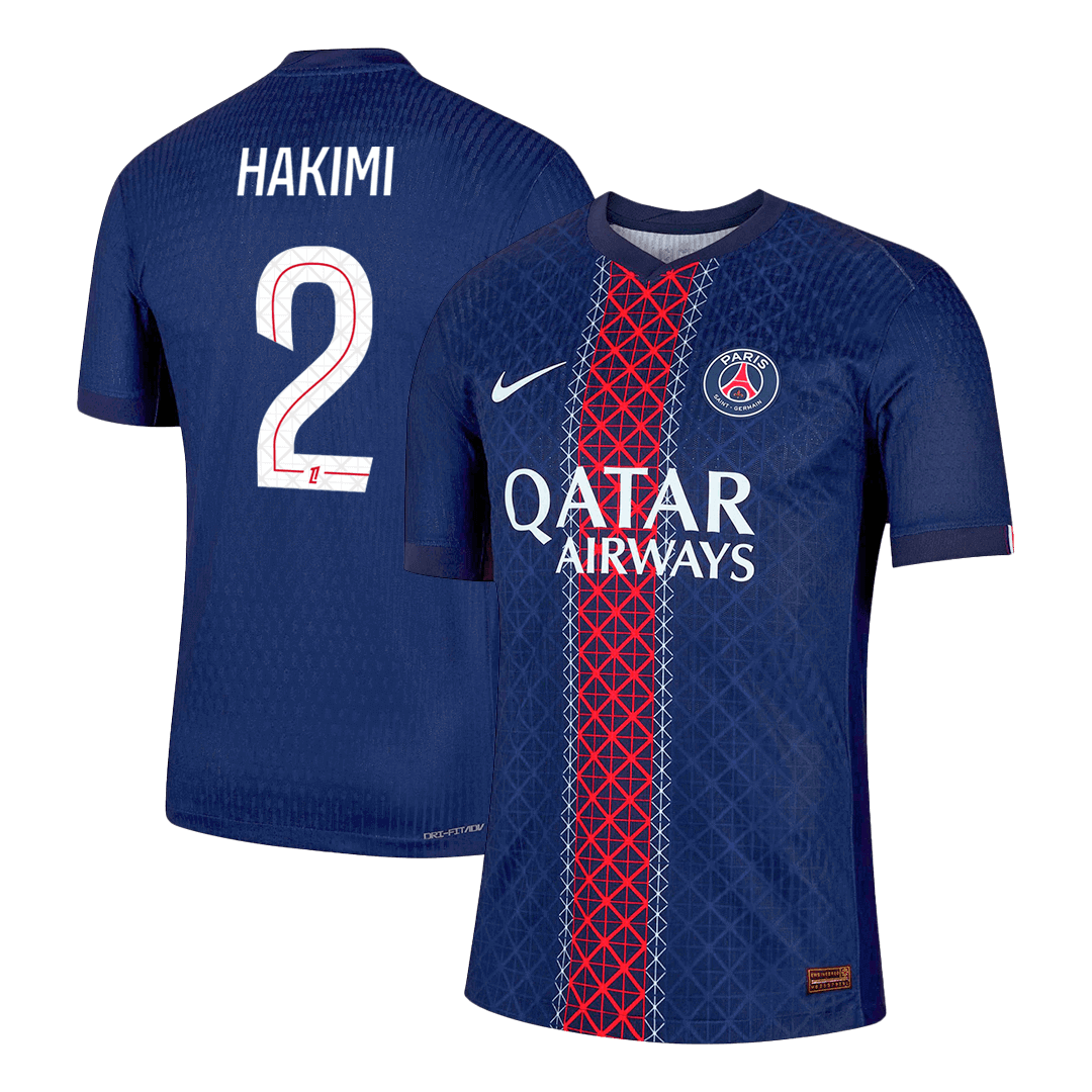 HAKIMI #2 Men's PSG 2025/26 Player Version Home Soccer Jersey - Slim Fit product view 1