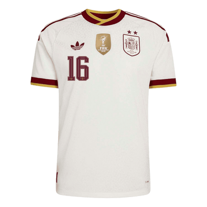 RODRIGO #16 Men's Spain World Cup 2026 Player Version Champion Edition Away Soccer Jersey product view 8