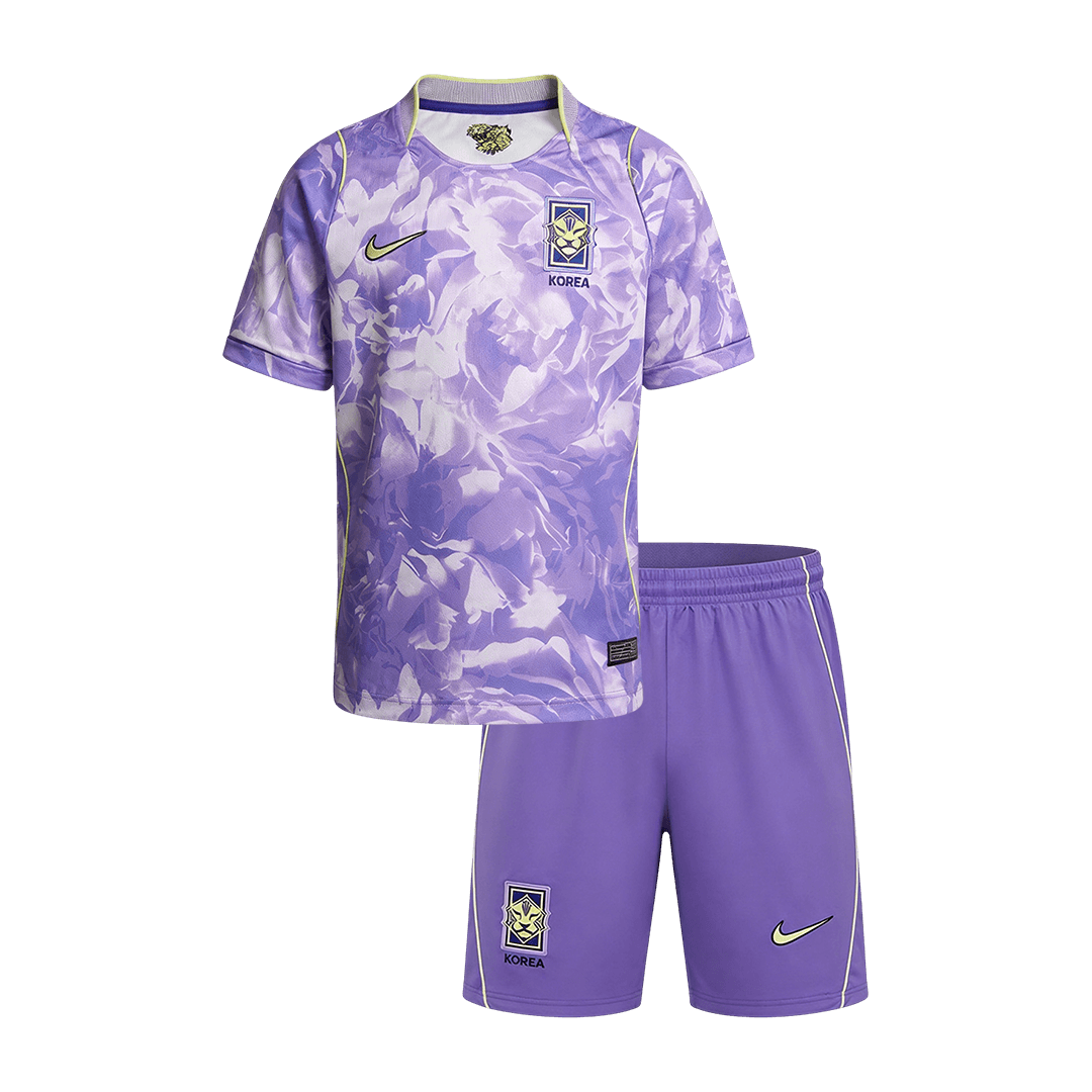 Kid's South Korea World Cup 2026 Away Soccer Jersey Kit