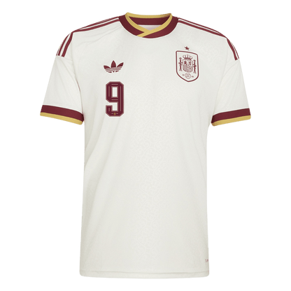 GAVI #9 Men's Spain World Cup 2026 Away Soccer Jersey product view 2