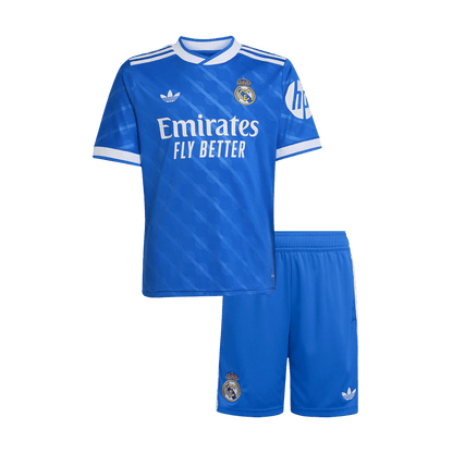 Kid's Real Madrid 2025/26 Third Away Soccer Jersey Kit