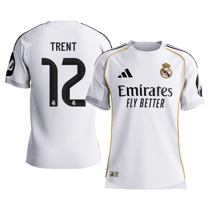 TRENT #12 Men's Real Madrid 2025/26 Player Version Home Soccer Jersey - Slim Fit Premium product view 1
