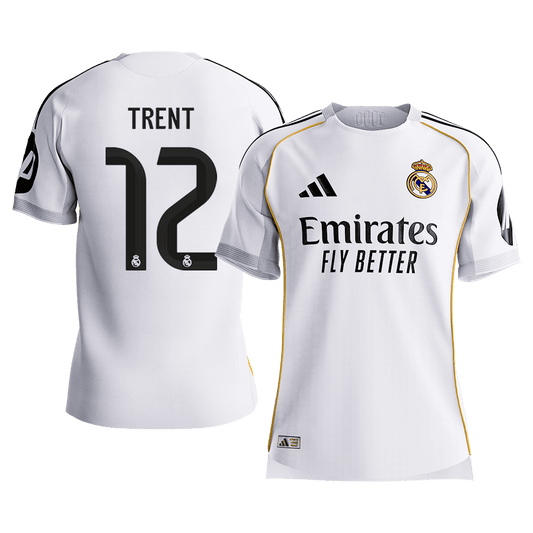 TRENT #12 Men's Real Madrid 2025/26 Player Version Home Soccer Jersey - Slim Fit Premium product view 1