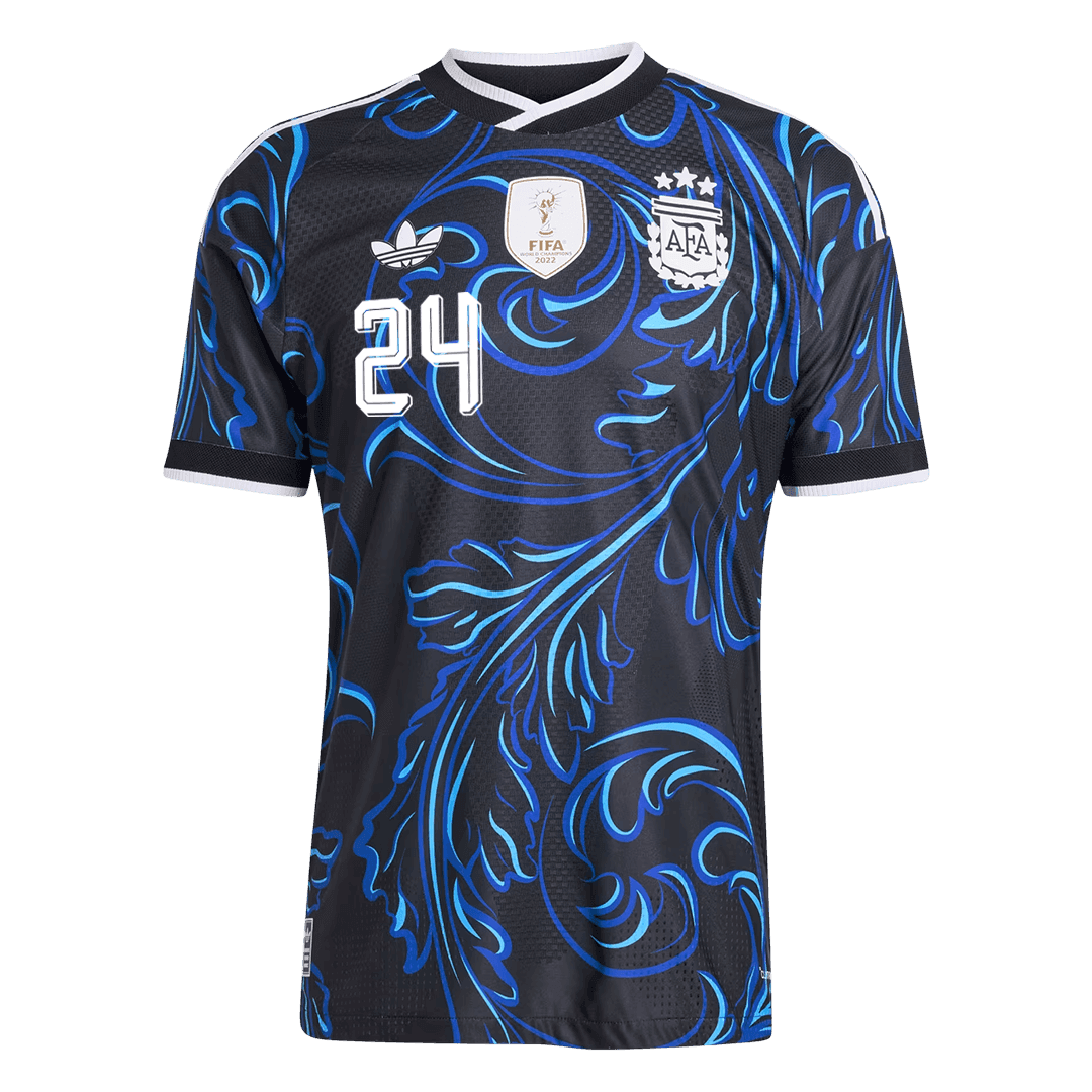 E. FERNÁNDEZ #24 Men's Argentina World Cup 2026 Player Version Away Soccer Jersey - Slim Fit product view 8